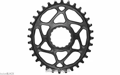 Absoluteblack 34T ovaali CINCH Shimano 12-v