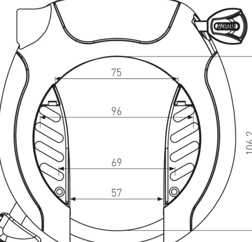 Abus PRO SHIELD X-PLUS 5955 runkolukko