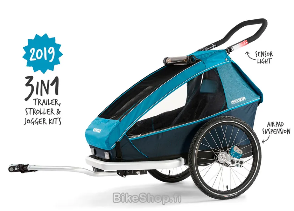 Croozer Kid 1 Plus lastenkuljetuskärry