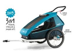 Croozer Kid 2 Plus lastenkuljetuskärry