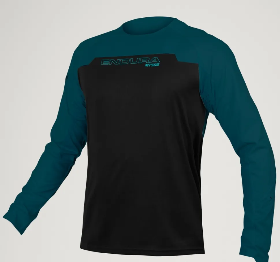 Endura MT500 Burner L/S Jersey - Barra blue