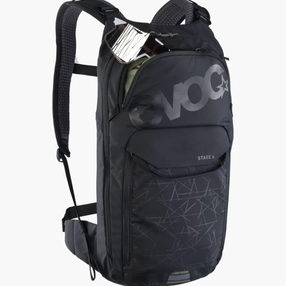Evoc Stage 6 + 2l juomarakko - Black
