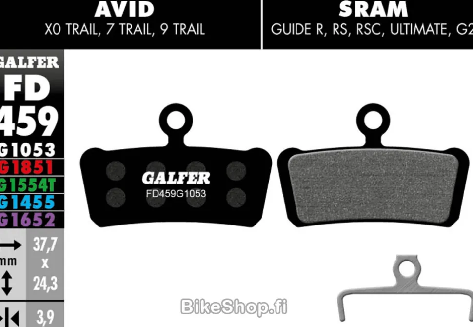 Galfer levyjarrupala FD459G1851 märän kelin