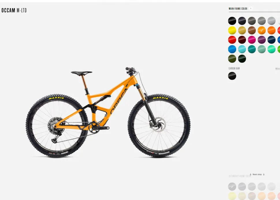 Orbea Occam MyO kustomointi