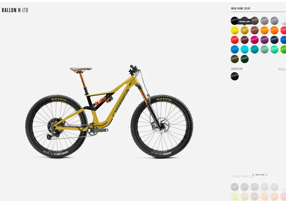 Orbea Rallon MyO kustomointi
