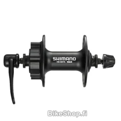 Shimano M475 etunapa 6-pultti 32h musta