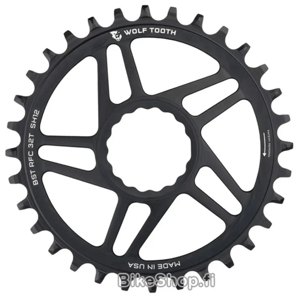 Wolf Tooth 32t CINCH HG+ 3mm offset, ovaali
